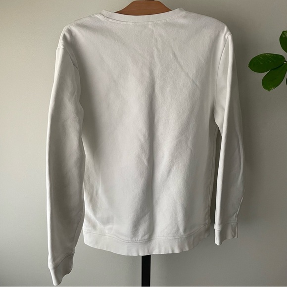 Northern Reflections Nature Forest Graphic Crewneck Sweatshirt Pullover White - Picture 7 of 7